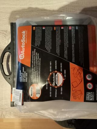 Cadena de nieve y hielo textiles para coche