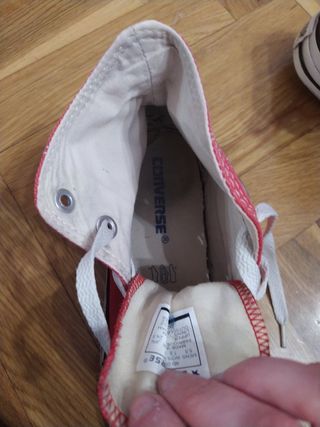 Converse all star rojas