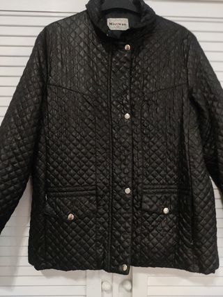 Chaqueton mujer negro
