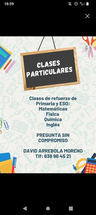 Clases particulares Primaria y ESO