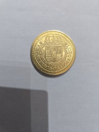 LUDOVICUS DEI GRA ORO 8 ESCUDOS 1724