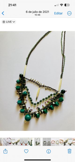 Collar largo  Mila Gonzalez Nuevo