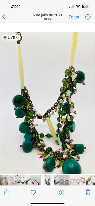 Collar largo  Mila Gonzalez Nuevo