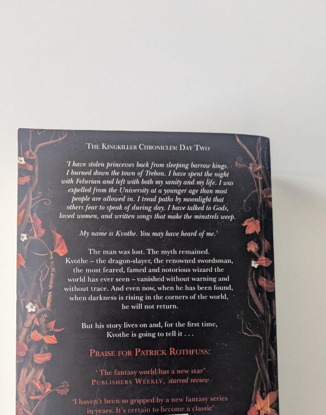 El temor de un hombre sabio