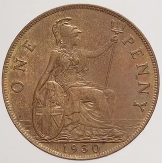 Penny Gran Bretagna 1930 Fdc/Unc g79