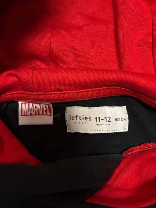 Sudadera con capucha marvel niño