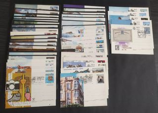 Colección 44 tarjetas.postales ESPAÑA 1976 a 1998