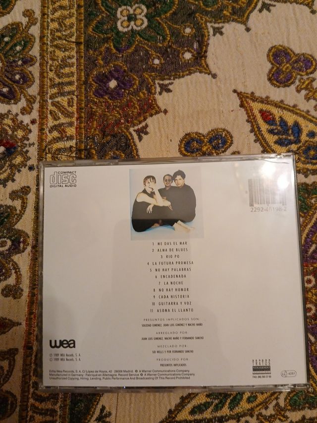 Presuntos Implicados,Cd :Alma d Blues