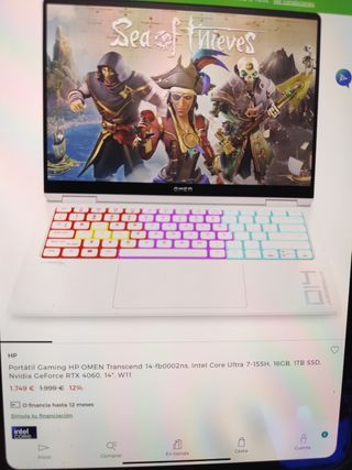 HP OMEN TRANSCEND 14 fb0002ns