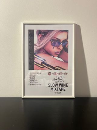 Cuadro Bad Gyal Slow Wine Mixtape