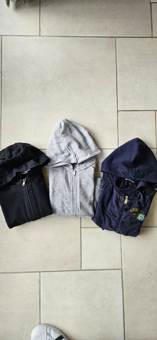 Set 3 giacchini bambina 5-6 anni