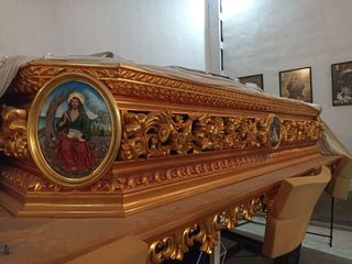 IMPRESIONANTE TRONO O PASO DE SEMANA SANTA