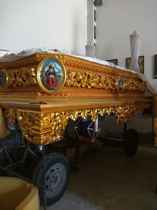 IMPRESIONANTE TRONO O PASO DE SEMANA SANTA