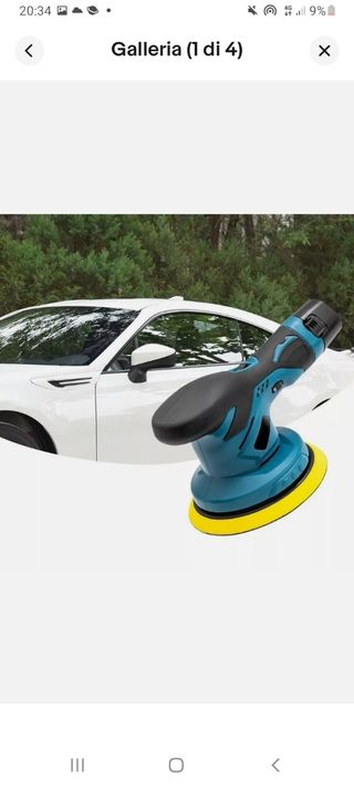 LUCIDATRICE ROTORBITALE CON 2 BATTERIE