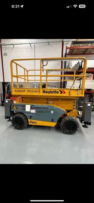 Alquiler maquina tijera Diesel , HA 18 SXL