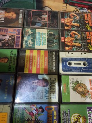 Mix de cassettes antiguos