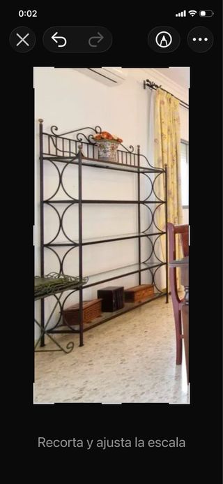 Estanteria hierro forjado