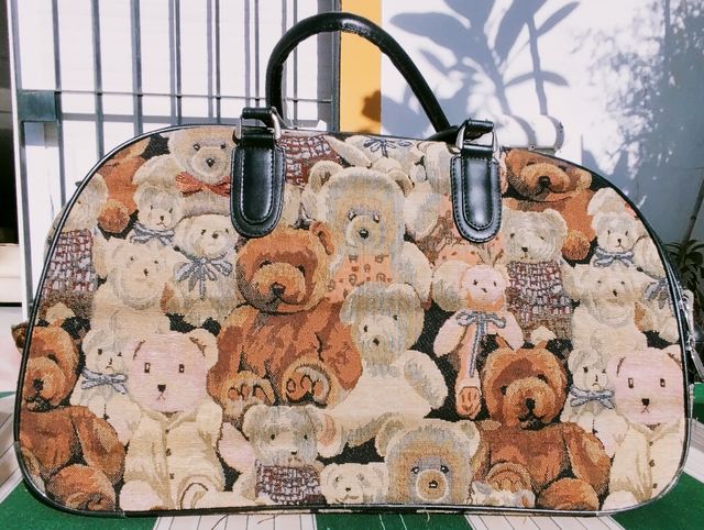 Bolso de viaje Trolley con ruedas y asa extensible