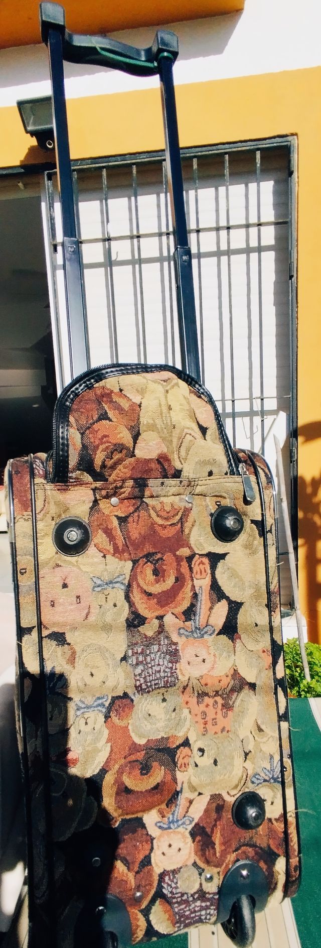 Bolso de viaje Trolley con ruedas y asa extensible