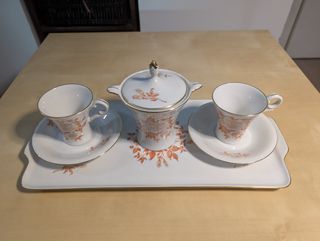 Set da caffè porcellana Hertel Jacob Bavaria