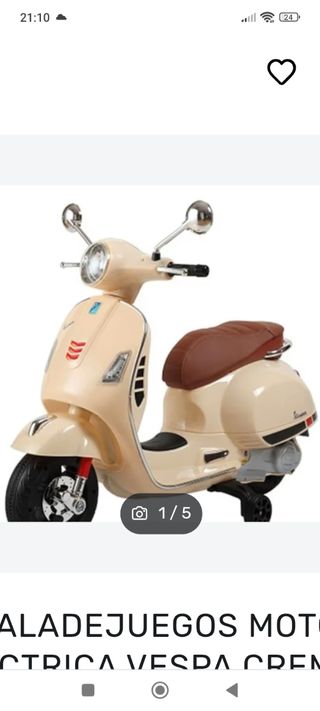 Vespa de batería