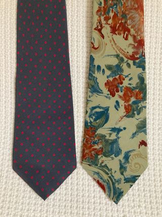 Corbatas de los 60s a los 90s