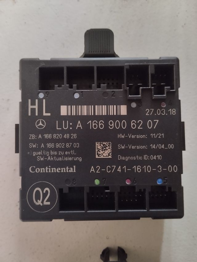 Unidad confort puertas Mercedes GLE 2018