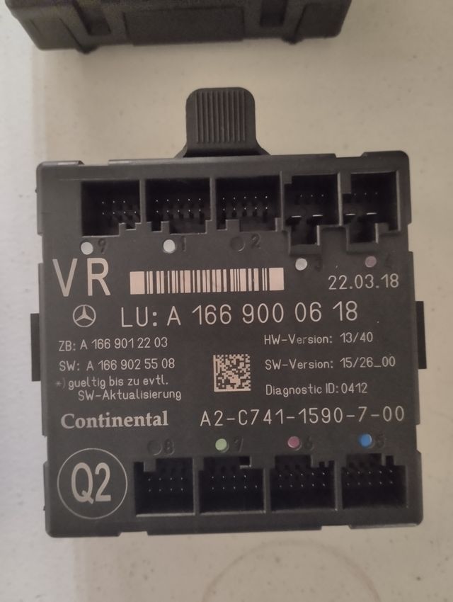 Unidad confort puertas Mercedes GLE 2018