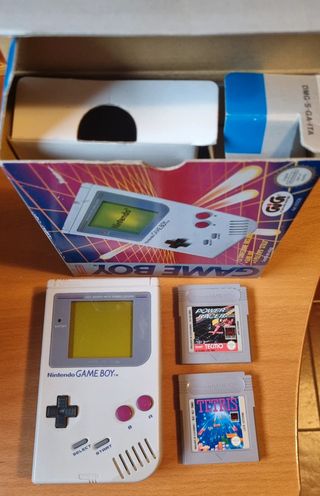 Game Boy Classic originale con Scatola e 2 giochi!