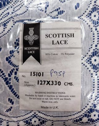 Tenda ricamata in cotone