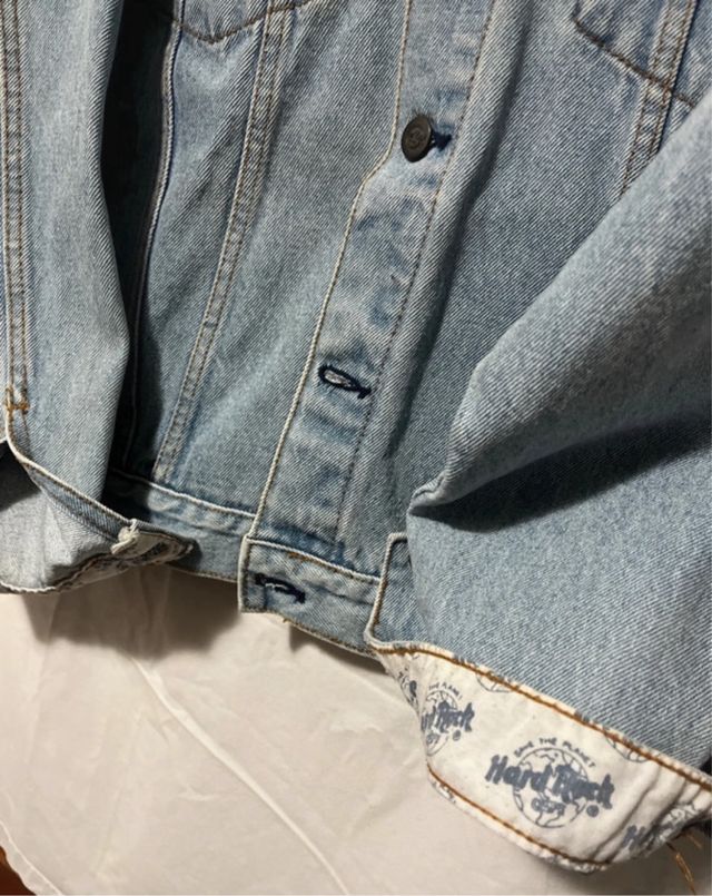 Giubbetto jeans hard rock cafe