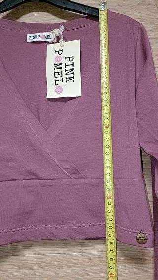 Top cruzado, PINK POMELO