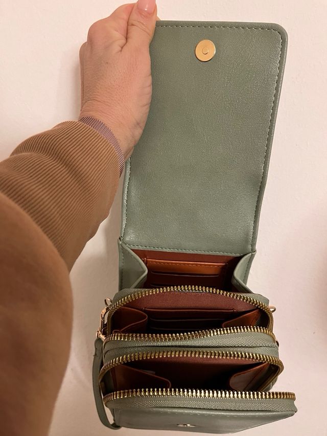 Borsello portacellulare portacarte tracolla