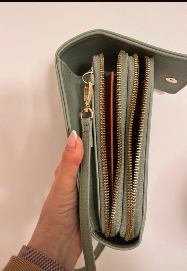 Borsello portacellulare portacarte tracolla