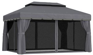 Carpa 4x3 mosquiteras gris NUEVA