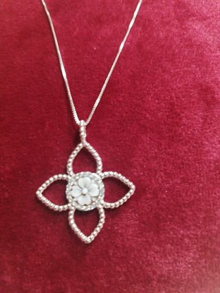 Collana argento cammeo