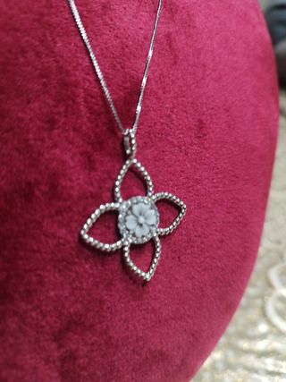 Collana argento cammeo