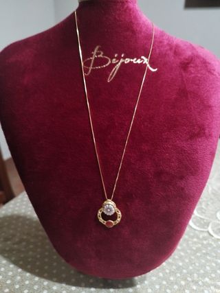 Collana argento cammeo inciso a mano