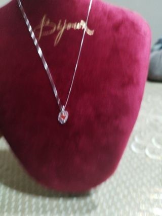 Collana argento e cuoricino di Corallo