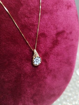 Collana argento e cammeo inciso a mano