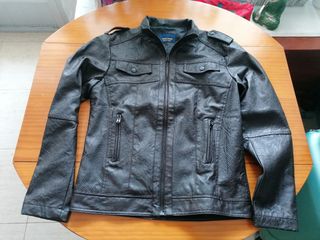Chaqueta piel Zara