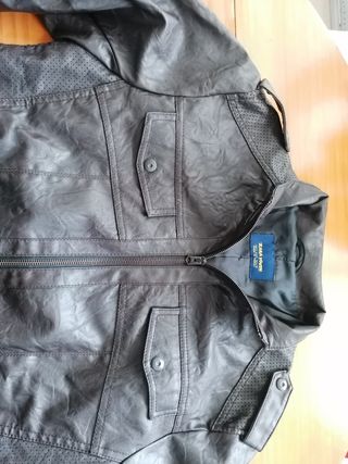 Chaqueta piel Zara