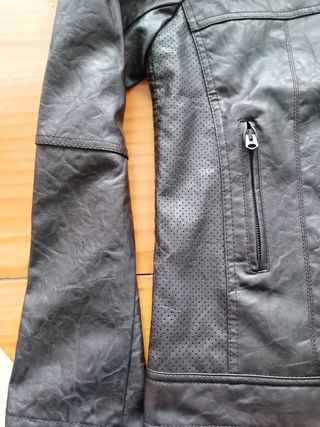 Chaqueta piel Zara