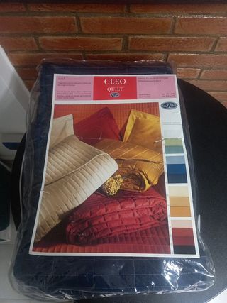 Trapunta Letto Quilt Fazzini Blu 270 x 270 Maxi