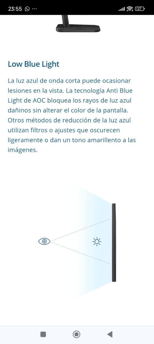 Monitor Gaming AOC 22P1