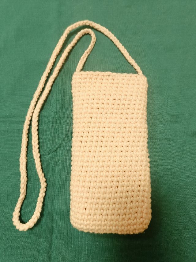 Porta telefono all'uncinetto