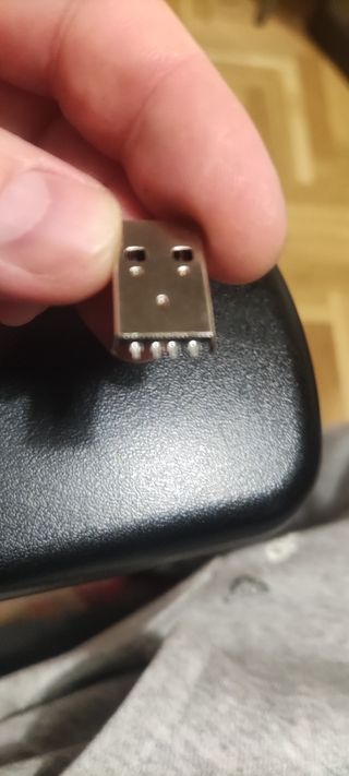 Conector macho USB 2.0 para soldar