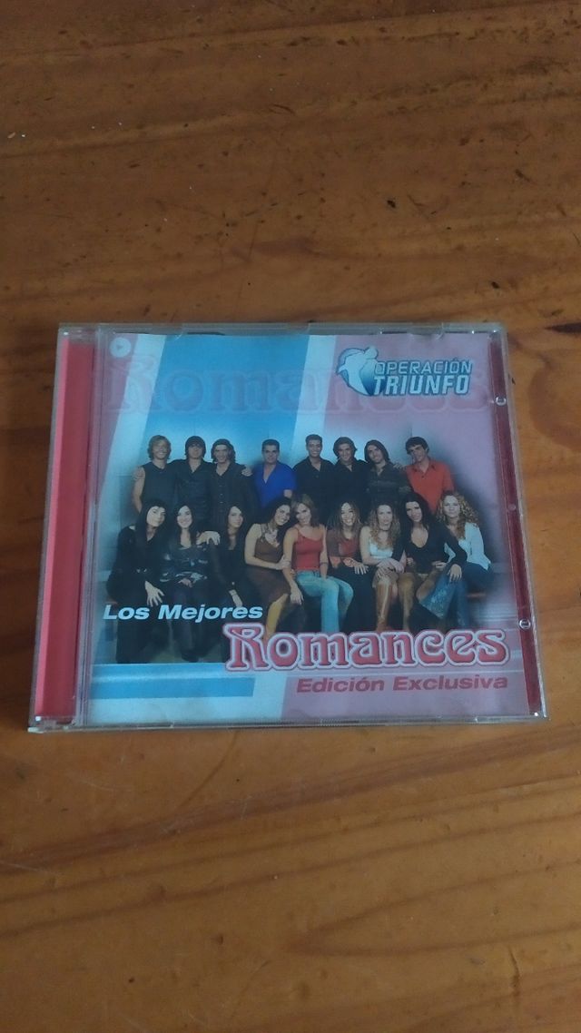 C.D de OPERACIÓN TRIUNFO LOS MEJORES ROMANCES