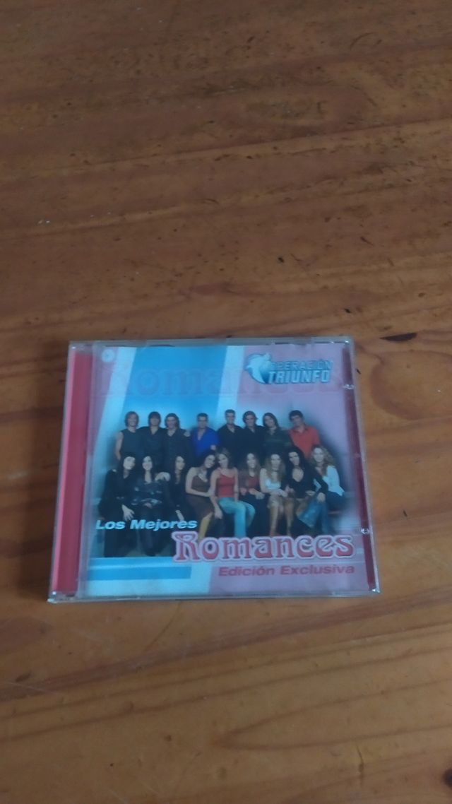 C.D de OPERACIÓN TRIUNFO LOS MEJORES ROMANCES