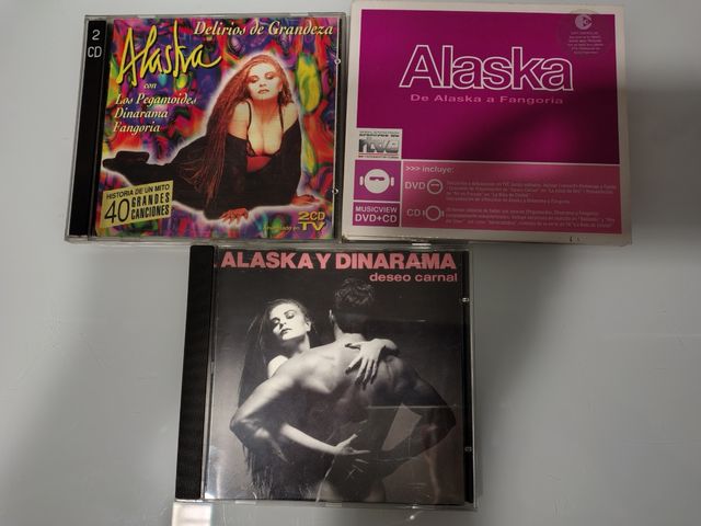 LOTE ALASKA 2CD, CD CON DVD Y CD